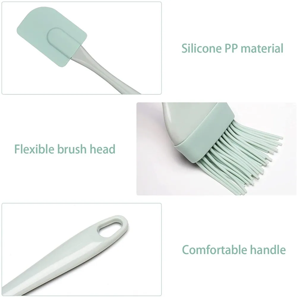 Body Brush - 3-teiliges Set Cremespatel DIY Brot-Kuchen-Butter-Spatel Mixer