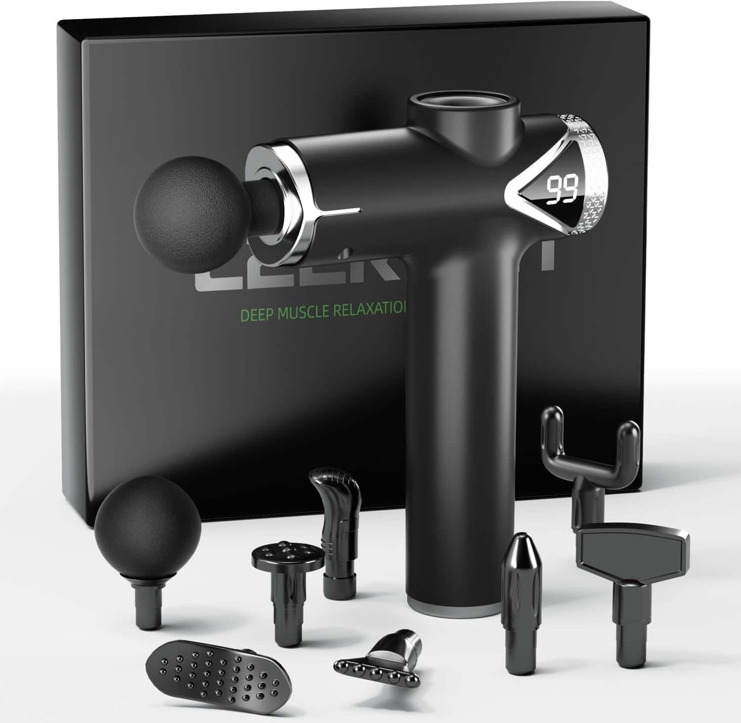 Massage Gun - Professionelle Muskelmassagepistole für Nacken- und Rückenmassage,