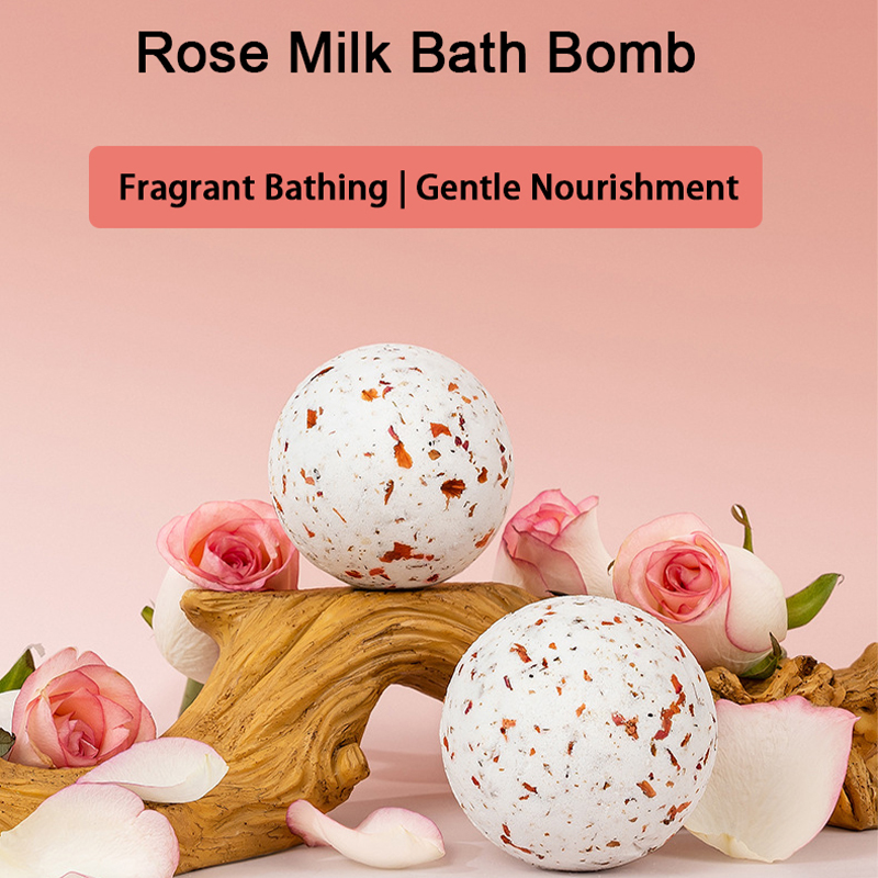 Bath Salts - Natürliches Rosenmilch-Schaumbadesalz Tiefenreinigend Feuchtigkeitsspendend Peeling Wohltuend