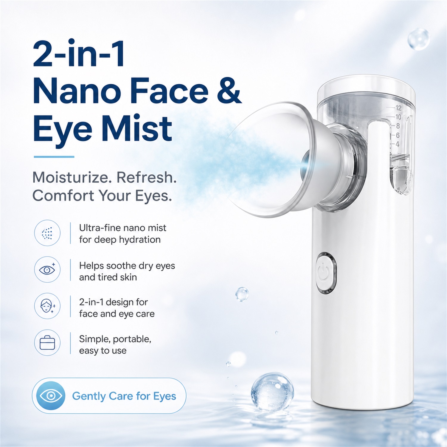 Nano-Spray-Augenmassagegerät,  – Face Steamer Bewertung und Preis