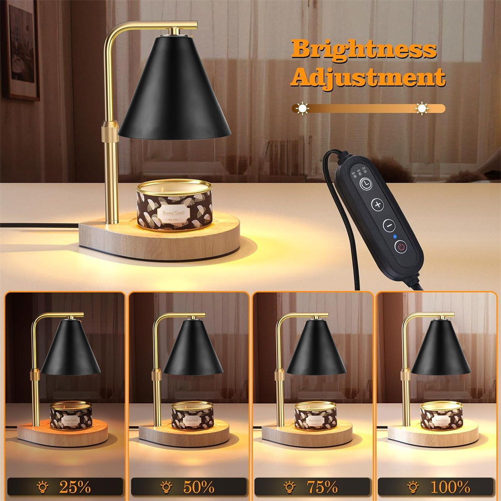 Schwarze Kerzenwärmerlampe mit – Wax Warmer Bewertung und Preis