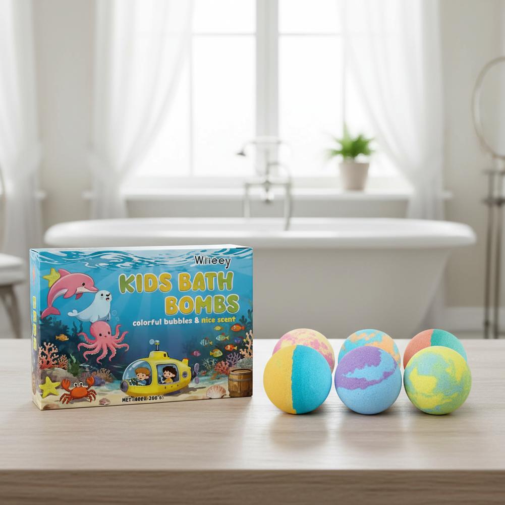 6 Stück/Box Bunte Badebomben,  – Bath Salts Bewertung und Preis