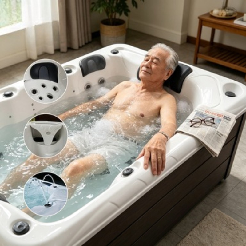 Massage-Badewanne Acryl-Whirlp – Spa Massager Bewertung und Preis