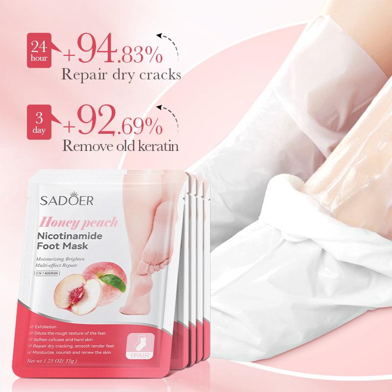 1 Paar SADOER Früchte-Fußmaske – Foot Spa Bewertung und Preis