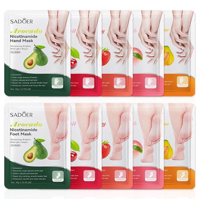 1 Paar SADOER Früchte-Fußmaske – Foot Spa Bewertung und Preis