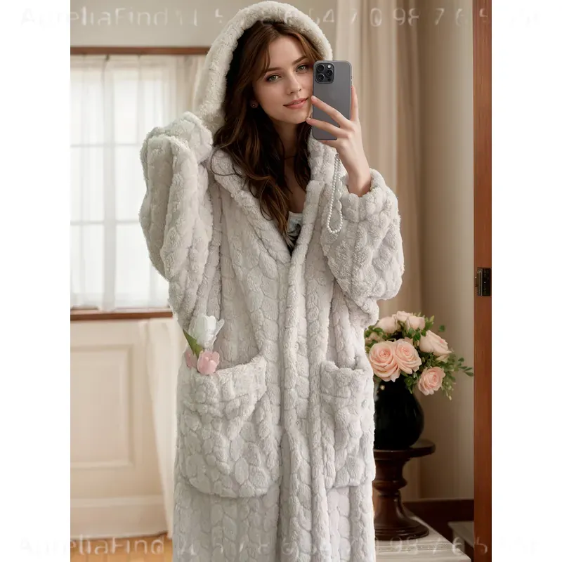 Damen-Flanell-Bademantel für H – Bathrobe Bewertung und Preis
